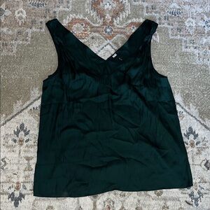 Paige- Forest Green top - V Neck Tank